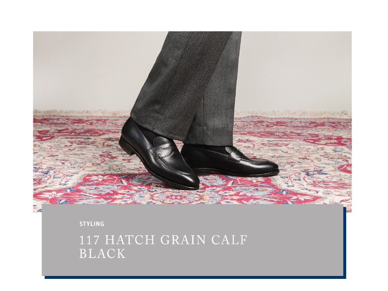 STYLING - 117 Hatch Grain Calf Black 