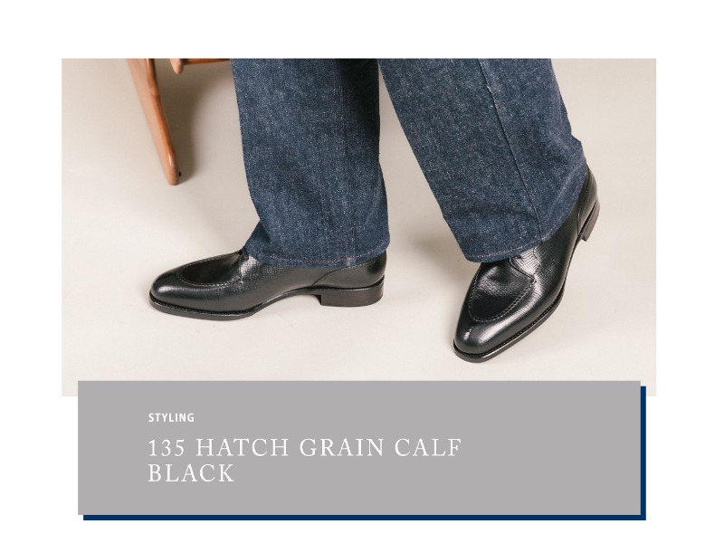 STYLING - 135 Hatch Grain Calf Black 